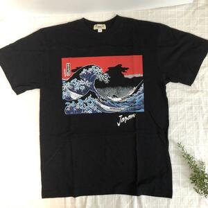 新品　半袖TシャツL 男女兼用　葛飾北斎　富嶽三十六景 神奈川沖浪裏　大きいサイズ