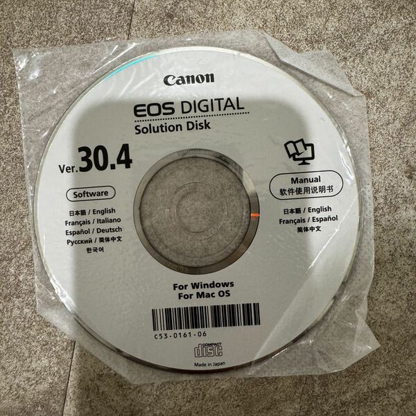 Canon EOS DIGITAL Solution Disk Ver.30.4 送料無料