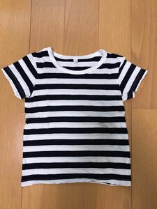 無印良品　ボーダーTシャツ　100センチ