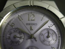 セイコー SEIKO ルキア LK クォーツ 3針 純正ベルト 5Y89-0B30 女性用 レディース 腕時計 日本製 x182 稼働品_画像3