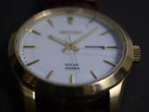 セイコー SEIKO SOLAR 100M 3針 デイデイト 純正ベルト V158-0AS0 男性用 メンズ 腕時計 x184 稼働品_画像2