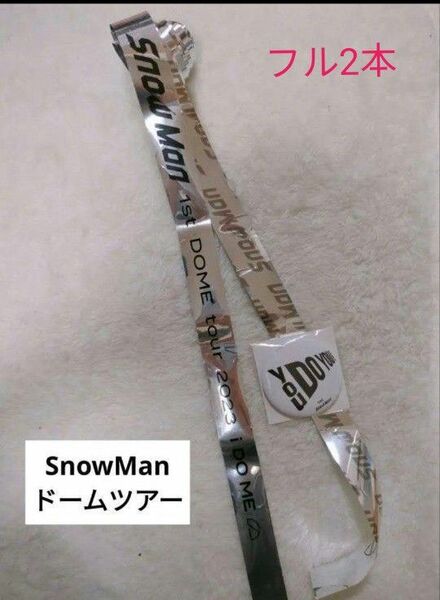 SnowManドームツアー銀テープ2本　名古屋バンテリンドーム