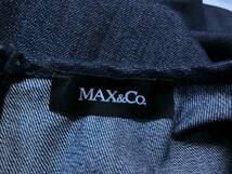 ★MAX&Co. マックス＆コー　薄手のデニムの8分袖ワンピース 40★_画像6