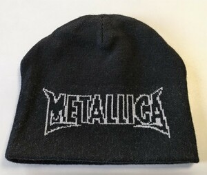 古着 METALLICA ニットキャップ ビーニー ブラック メタリカ