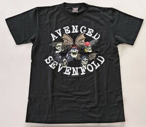 古着 AVENGED SEVENFOLD ジャパンツアー2008 Tシャツ XLサイズ ブラック アヴェンジド・セヴンフォールド ロック