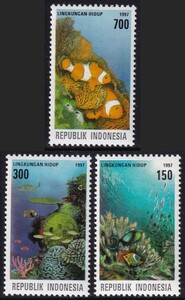 id309 インドネシア 1997 環境保護 #1711-3