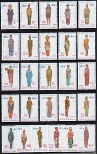 id188 インドネシア 1974 民族衣装 #863-88