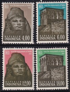 id225 インドネシア 1964 ヌビア救済 #638-41