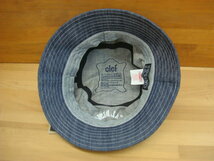 未使用！新品Clef (クレ) NTLC001”NATAL DESIGN X Clef“BUCKET HAT DENIM_画像5