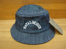 未使用！新品Clef (クレ) NTLC001”NATAL DESIGN X Clef“BUCKET HAT DENIM_画像1