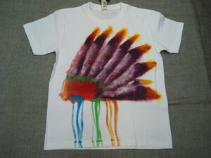 新品FLATLUX(フラットラックス)WAR BONNET Hand Writing Tee monkey Mサイズ