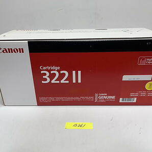 B-261【新品・箱傷みあり】 キャノン CANON GENUINE レーザーカートリッジ 322Ⅱ Y イエロー 純正 2021年製造の画像4