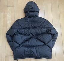 TheNorthFace x Supreme ノースフェイス ダウンジャケット 22AW 800-Fill HarfZip HoodePullover プルオーバー L USED 美品_画像2