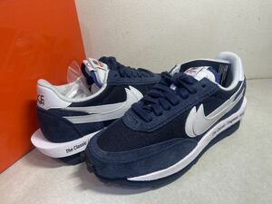 NIKE×Sacai×Fragment ナイキ×サカイ×フラグメント LDWAFFLE ワッフル ネイビー US8.5 国内正規 未使用DH2684-400