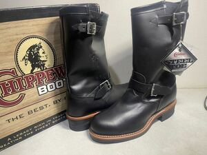 CHIPPEWA チペワ 99953 スチールトゥ エンジニアブーツ 11INCH STEEL TOE ENGINEER BOOTS BK ブラック 黒タグ US8 E 未使用 USA製