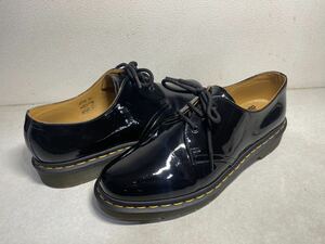 Dr.Martens Dr. Martens 1461 3EYE 3 отверстие обувь pa палатка черный UK9 USED прекрасный товар 