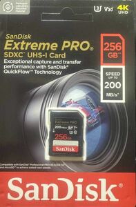 新品 SanDisk Extreme Pro 256Gb 200MB/140MB ! 