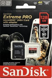 新品SanDisk Extreme Pro マイクロSDカード 128GB