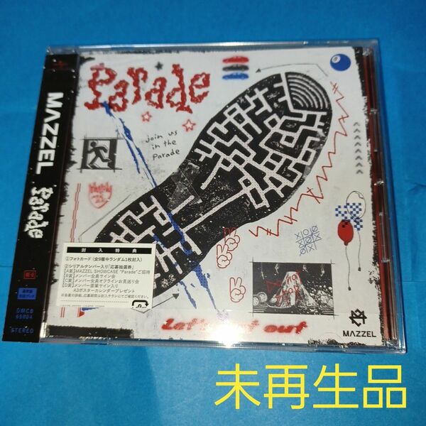 通常盤初回プレス MAZZEL CD/Parade 24/3/20発売 【オリコン加盟店】 通常盤