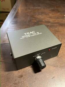 動作確認済み TEAC ティアック TO-8 テストトーン オシレーター TEST TONE OSCILLATOR