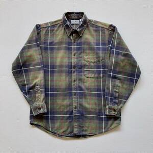 90s L.L.Bean エルエルビーン USA製 ネルシャツ 長袖シャツ M