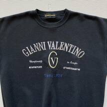 GIANNI VALENTINO ジャンニヴァレンチノ スウェット トレーナー ブラック L_画像3