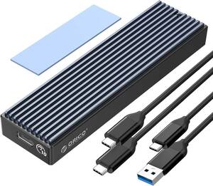 ORICO M.2 SSD 外付けケース M2 SSD ケース NVMe / SATA 両対応 USB3.2 Gen2接続 10Gbps高速転送 UASP対応