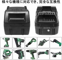 BSL1860 日立 一個のみ 18v バッテリー 互換 6.0Ah LED残量表示 HiKOKI BSL1860b BSL1830 BSL1840 BSL1850 対応_画像6