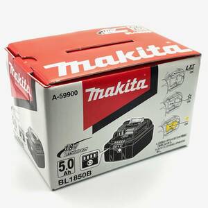 未使用品 makita マキタ BL1850B 18V 5.0Ah リチウム イオン バッテリ 電動工具 バッテリー 1円 から 売り切り　