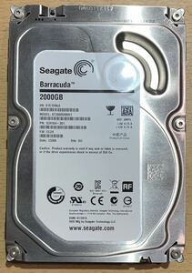 Seagate ST2000DM001-1CH164　3.5インチHDD SATA　2TB