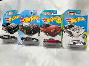 希少！人気！1stカラーあり！ホットウィール HOTWHEELS 日産 180SX TYPE X 4台セット アドバン GREDDY シルビア ドリフト USDM JDM RLC