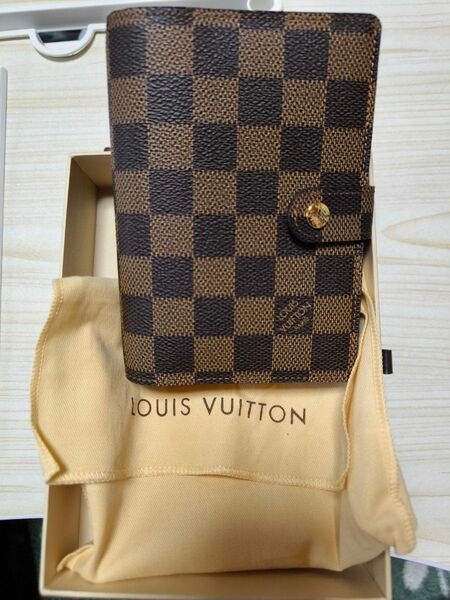 未使用 ルイヴィトン LOUIS VUITTON ダミエ 手帳カバー