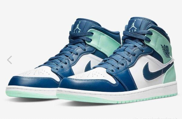 Nike Air Jordan 1 Mid Blue Mint エアジョーダン1 ミッド "ブルーミント" 新品未使用最安値