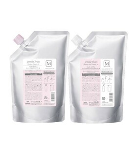  Milbon jemi-ru franc heat gloss shampoo M& treatment set (1000ml+1000g)×1 piece 