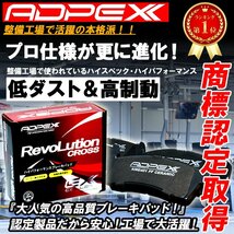 【整備工場御用達】ADPEX 高品質ブレーキパッド ワゴンR MH21S MH22S MH23S ラパン HE21S HE22S アルト HA24S HA24V パレット MK21S セット_画像1