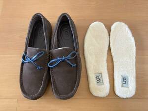 UGG　アグ　モカシン　ローファー　スリッポン　27cm ブラウン系　スエード