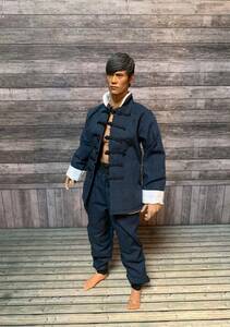 1/6. Hara put on kung fu clothes tea ina clothes road put on top and bottom set doll for OF hot toys 