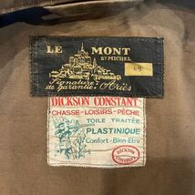 LE MONT ST MICHEL フランス ビンテージ 50s ワークジャケット XL程 42程 ハンティング 動物ボタン カバーオール フレンチ 30s 40s 60s 70s_画像4