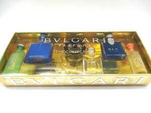 68606 中古品 BVLGARI ブルガリ PARFUMS THE COLLECTION 香水6本セット POUR HOMME プールオム