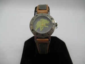 1331 Hunting World ハンティングワールド 腕時計 HT2131L ラウンド メッキ レディース腕時計 クオーツ グレー文字盤 不動品