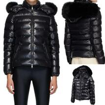 未使用・本物保証☆MONCLER BADYFUR バディファー ブルーフォックスファー ダウンジャケット TG1 ブラック色 黒色 人気モデル_画像8