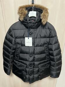 未使用・本物保証☆ MONCLER CLUNY クルーニー コヨーテファー ダウンジャケット TG4 ブラック色 XLサイズ