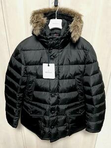 未使用・本物保証☆ MONCLER CLUNY クルーニー コヨーテファー ダウンジャケット TG3 ブラック色 黒色 Lサイズ