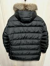 未使用・本物保証☆ MONCLER CLUNY クルーニー コヨーテファー ダウンジャケット TG3 ブラック色 黒色 Lサイズ_画像2