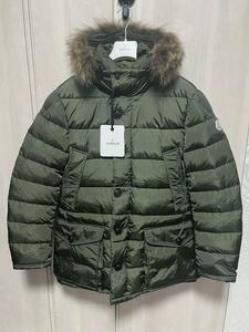 未使用・本物保証☆ MONCLER CLUNY クルーニー コヨーテファー TG4 カーキ色 khaki color XLサイズ