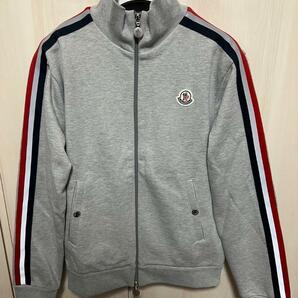 新品未使用・本物保証☆MONCLER ストライプライン トラックジャージ上着 XXLサイズ グレー色 人気モデルの画像2