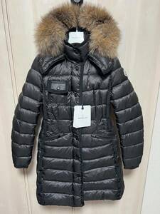 未使用・本物保証☆MONCLER HERMIFUR エルミファー フォックスファー ダウンジャケット TG1 ブラック色 Mサイズ