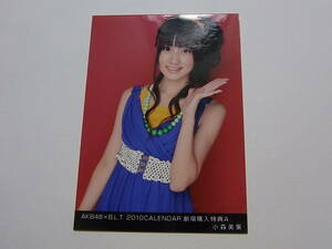 AKB48×BLT 2010 календарь Komori Mika life photograph * театр покупка привилегия A*