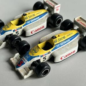 ④j◆tomica トミカ◆ミニカー LOTUS HONDA 991 ロータスホンダ+HONDA WILLAMS FW11B 4点 F1 レーシングカー ミニカー の画像3