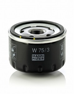 MANN-FILTER マンフィルターオイルエレメントRENAULT ルノーOE番号：7700107905 W75/3